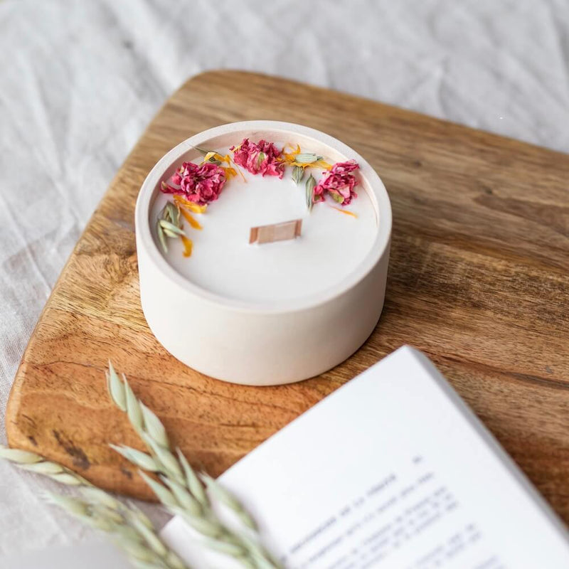 Bougie pour la saint valentin