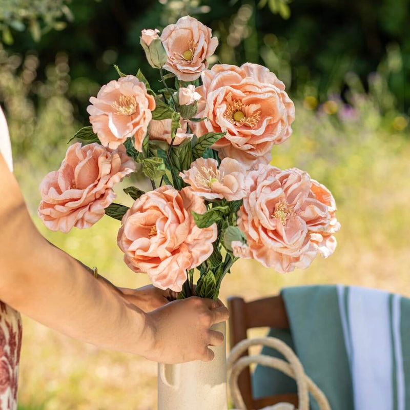 Des fleurs en papier