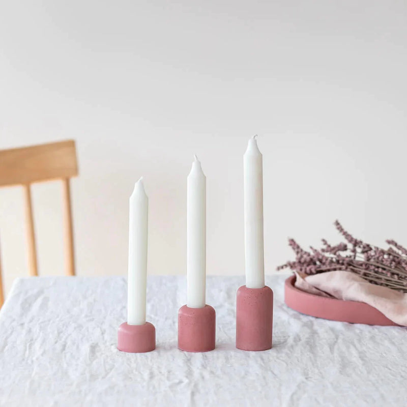 bougeoir deco en beton