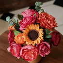 Bouquet fleurs en papier Zao