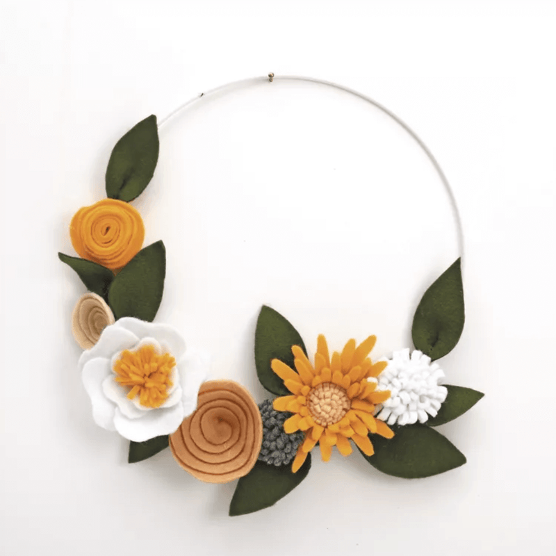 Kit DIY ma couronne fleurie en papier