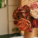 Bouquet fleurs en papier Mucha