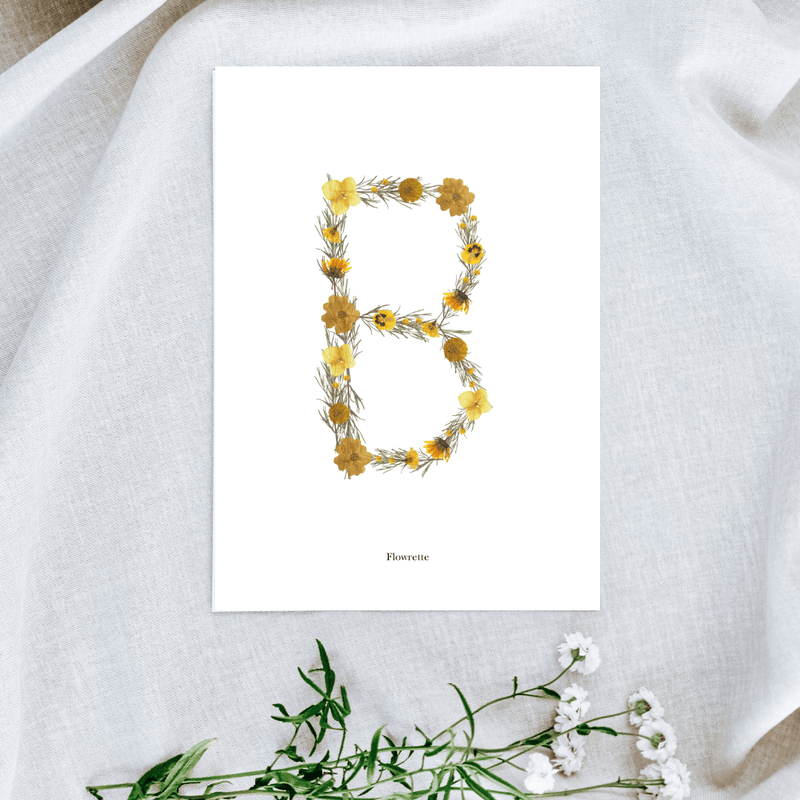 petite-affiche-jaune-herbier-lettre-alphabet