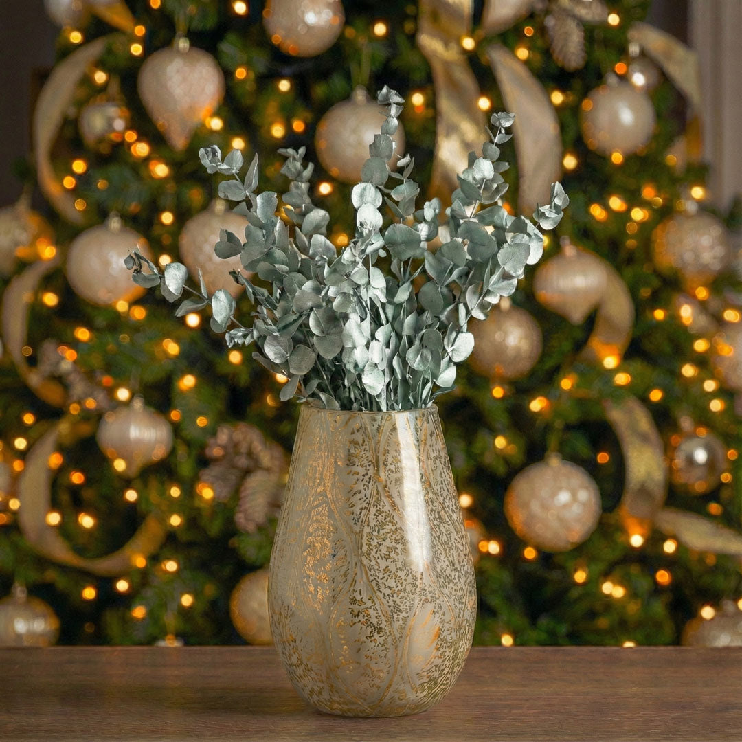 Bota Eucalyptus Espiral Metalizado Turquesa