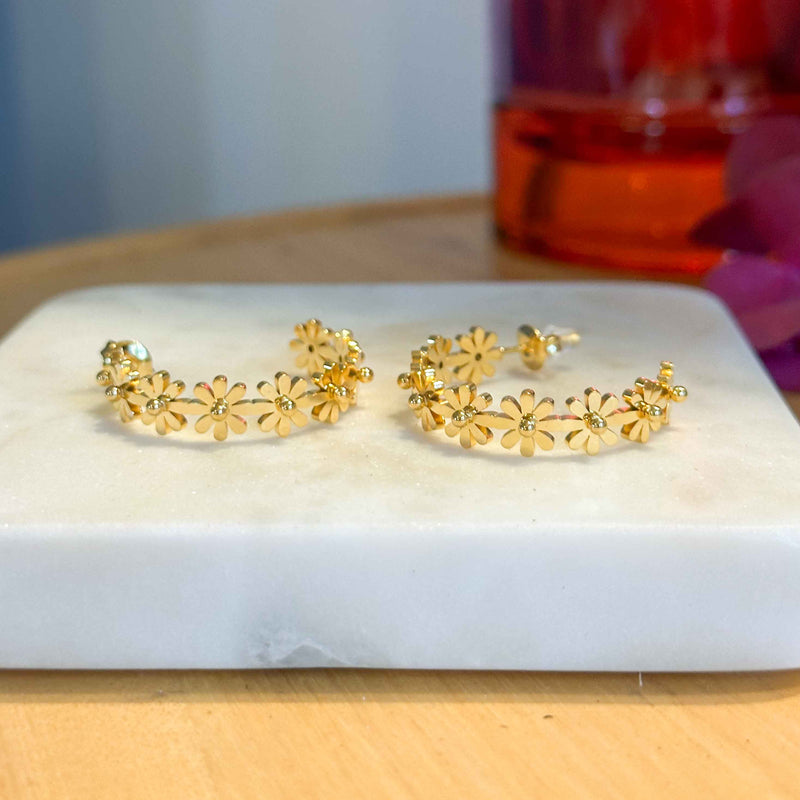 Boucles d'oreilles Marguerite