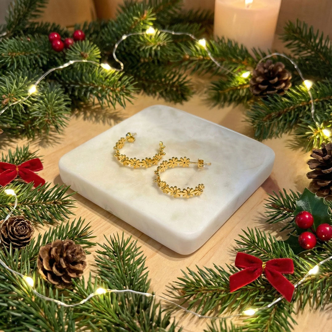 Boucles d'oreilles Marguerite