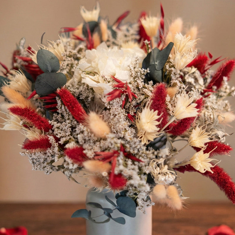 Saint Valentin bouquet de fleurs séchées Flowrette