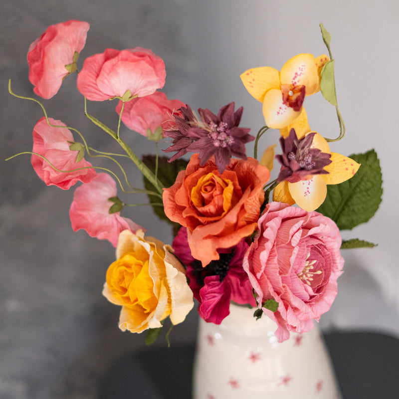 Ramo de flores de papel Molière