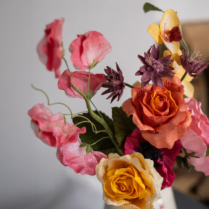 Ramo de flores de papel Molière