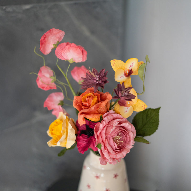 Ramo de flores de papel Molière