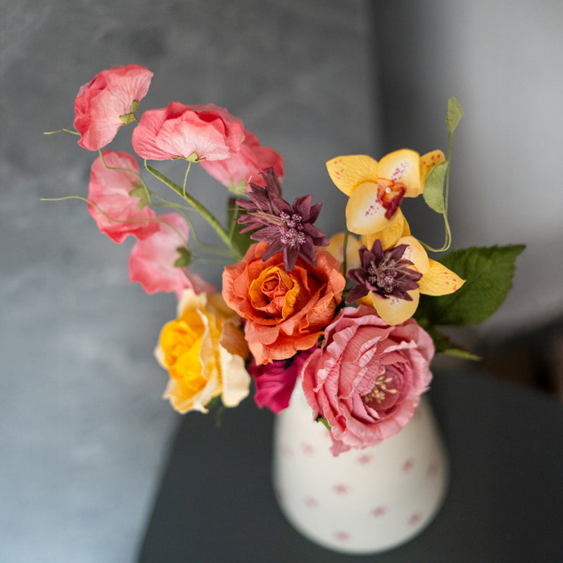 Ramo de flores de papel Molière