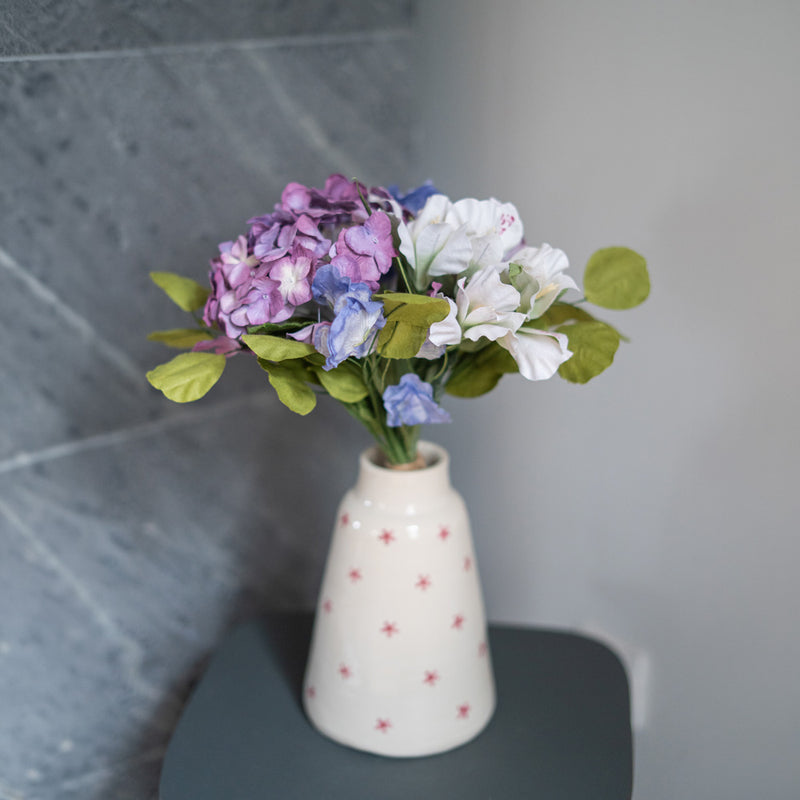 Bouquet fleurs en papier Trenet