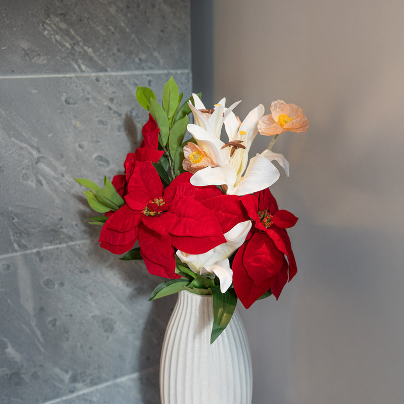 Flowrette bouquet de fleurs artificielles real touch Célestine