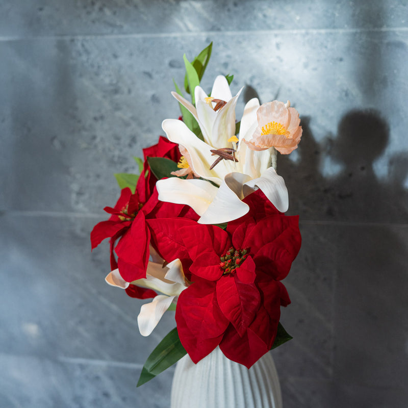 Flowrette bouquet de fleurs artificielles real touch Célestine