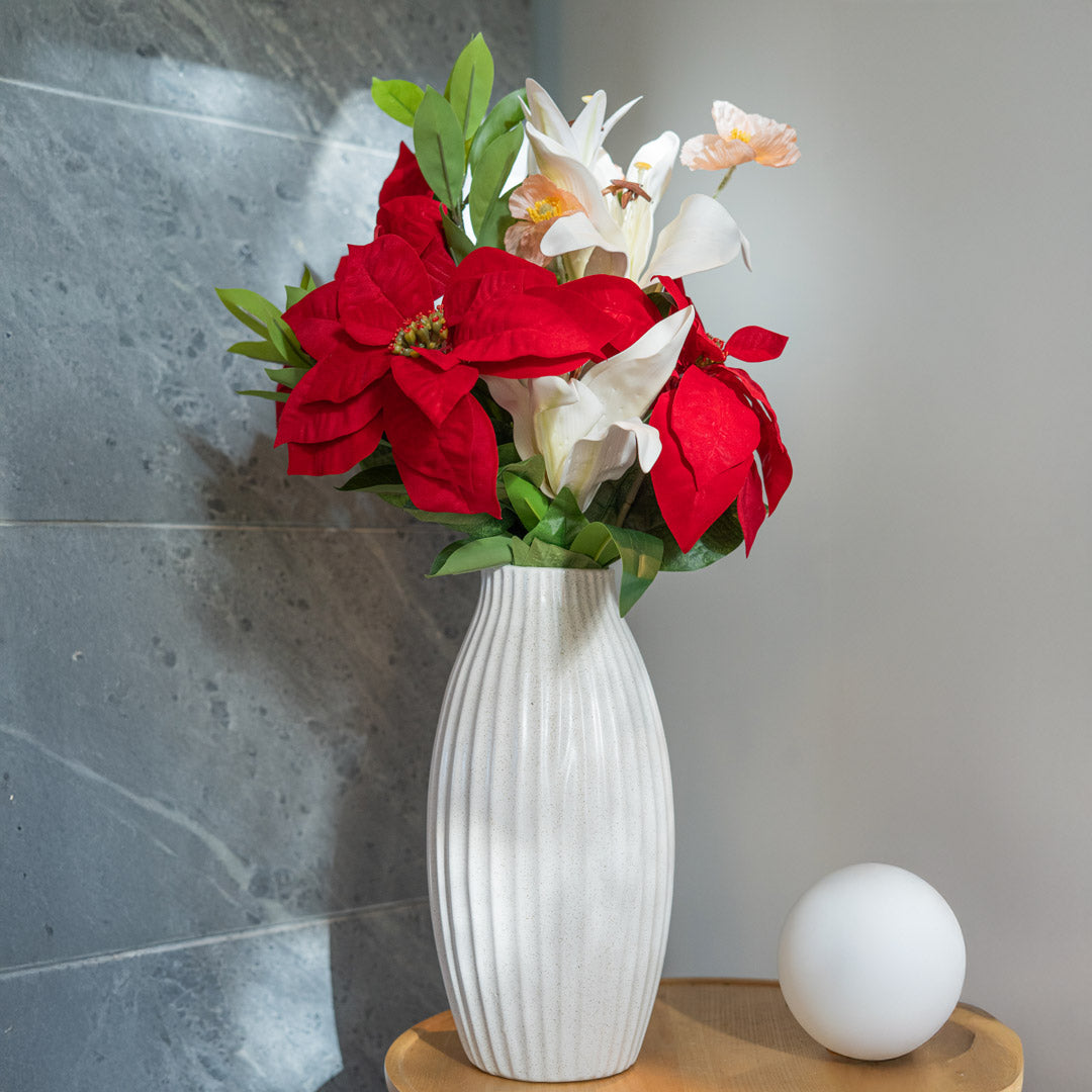 Flowrette bouquet de fleurs artificielles real touch Célestine