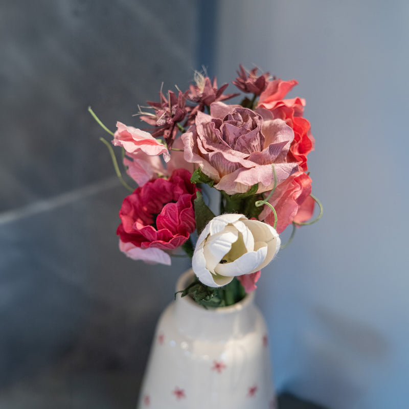 Bouquet fleurs en papier Gainsbourg