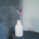 Purple paper peony button