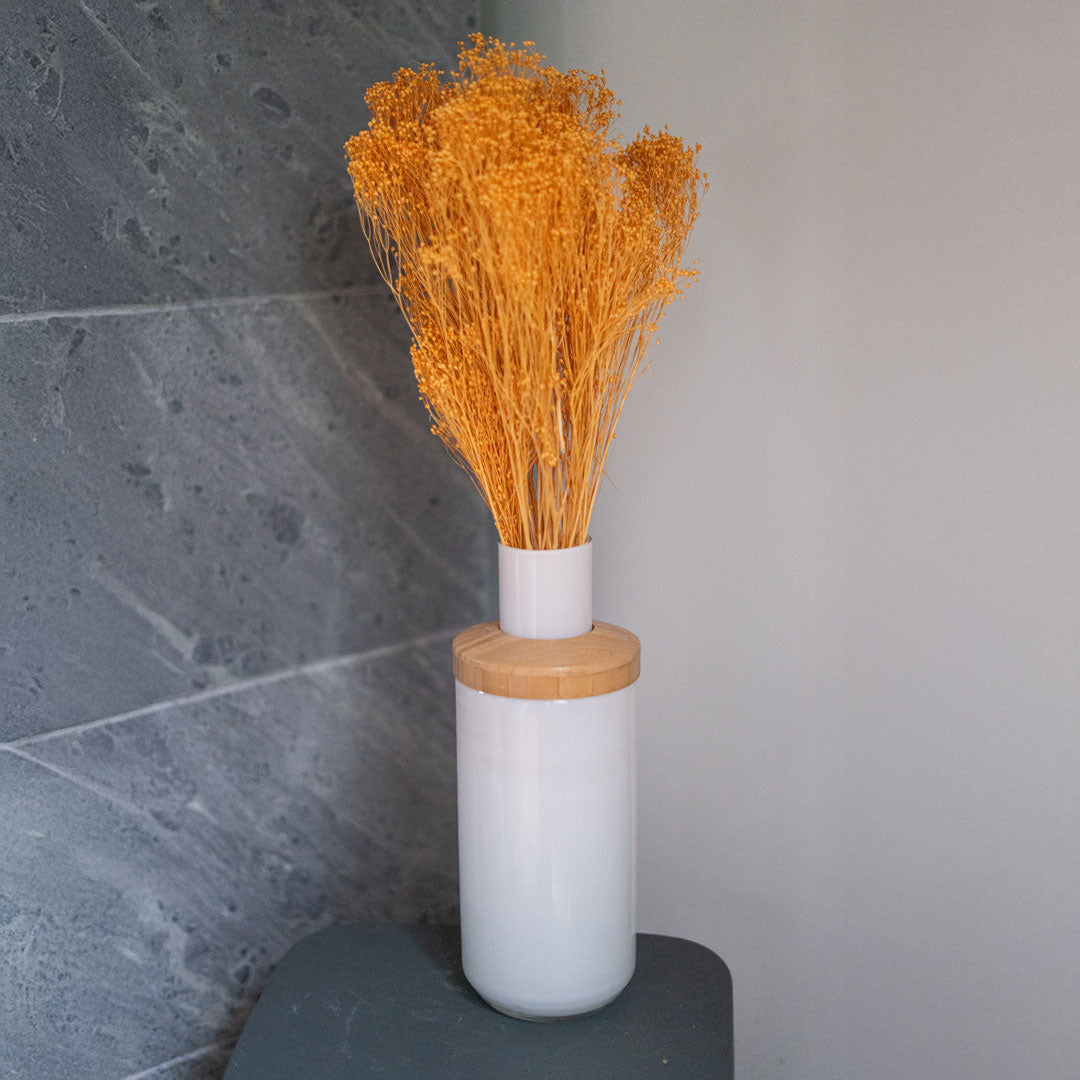 bottes de fleurs séchées flowrette colorée terracotta broombloom