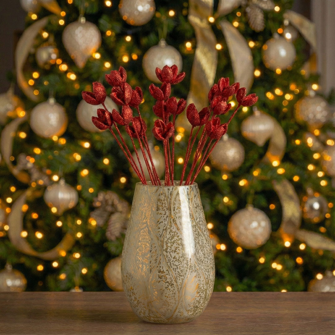 Castanopsis seca sobre tallo Rojo