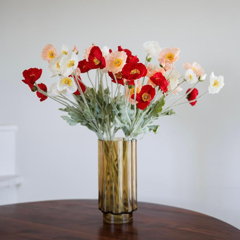 Bouquet of Artificial Flowers Pavotes