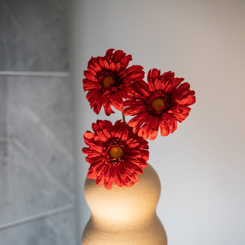 Gerbera en papier rouge fleur en papier flowrette