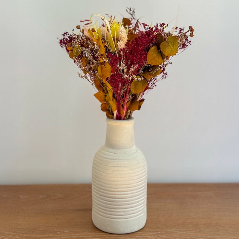 Bouquet fleurs séchées et stabilisées Edouard