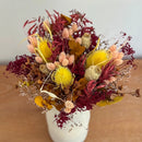 Bouquet fleurs séchées et stabilisées Edouard