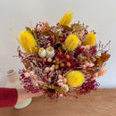 Bouquet fleurs séchées et stabilisées Edouard