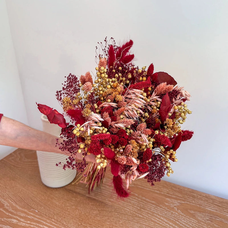 Bouquet fleurs séchées et stabilisées Archibald
