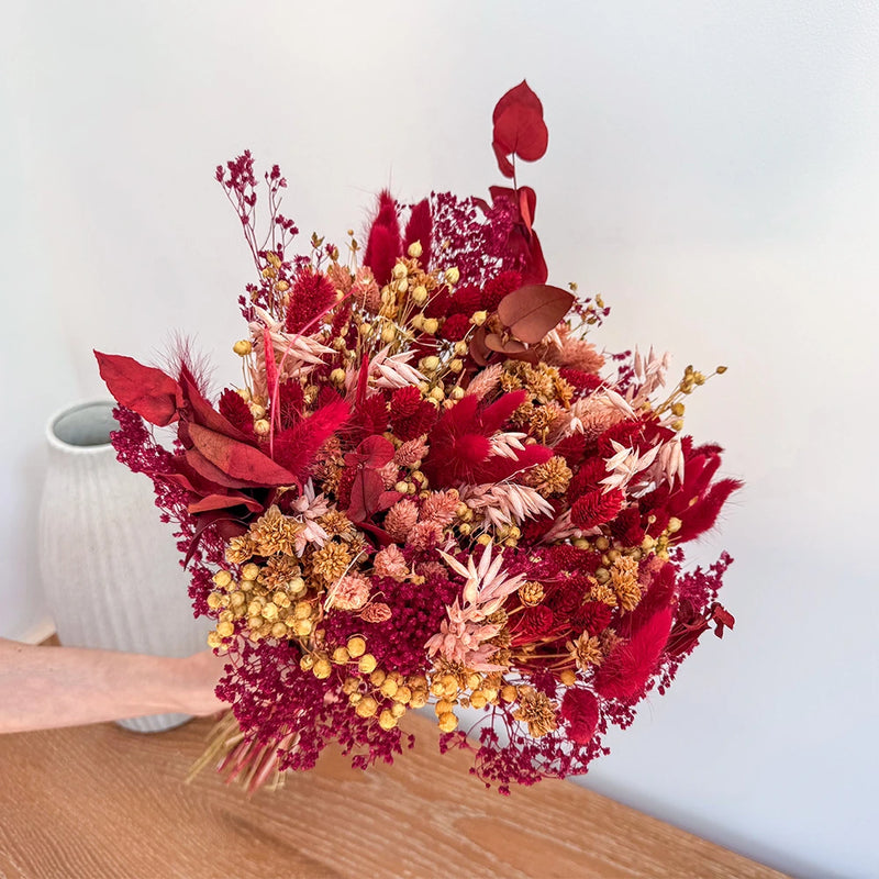 Bouquet fleurs séchées et stabilisées Archibald