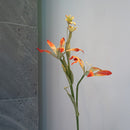 Lys en papier orange fleurs en papier flowrette