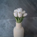 Mini tulipe en papier blanc