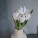 Mini tulipe en papier blanc