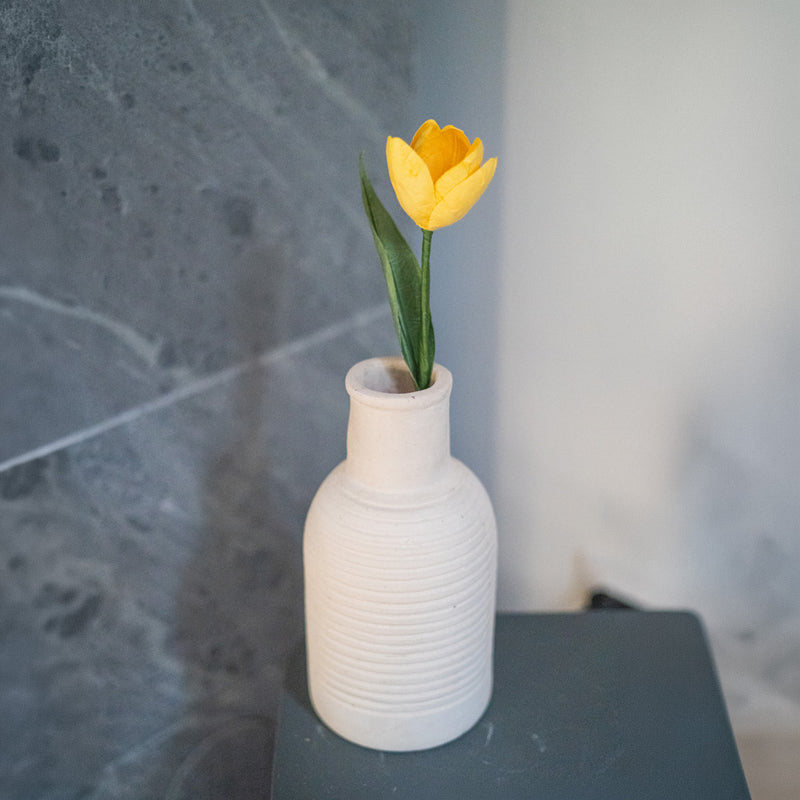 Mini yellow paper tulip