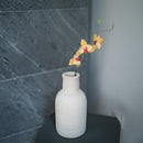 Orquídea Vanda en papel amarillo.