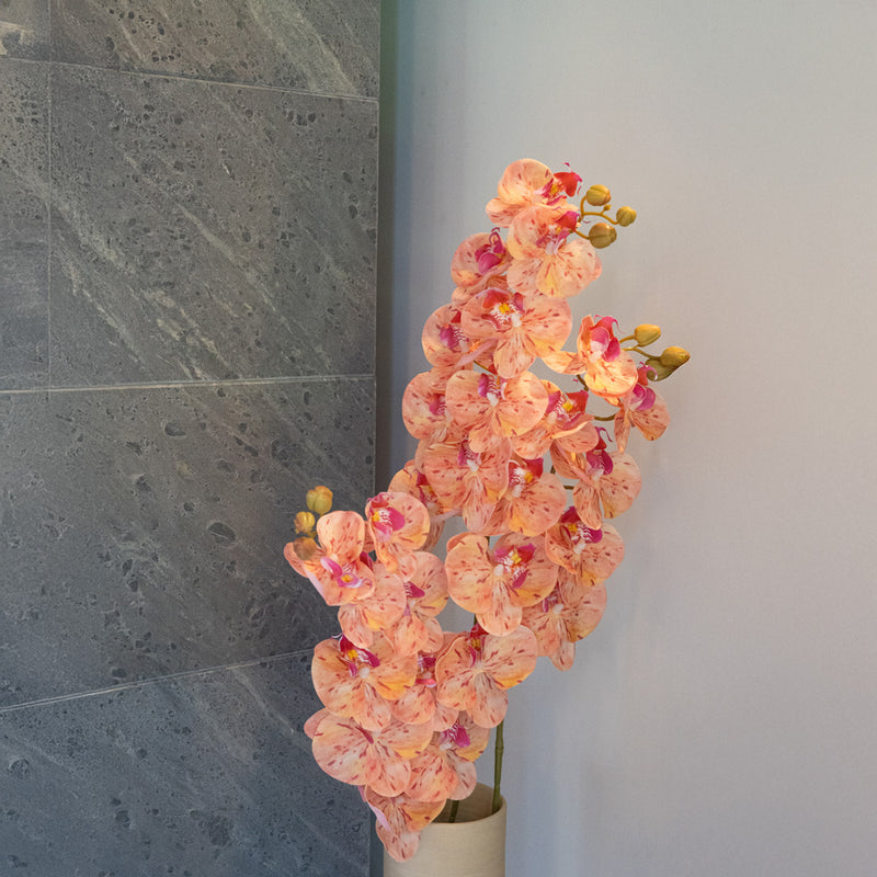 Flowrette orchidée corail artificielle real touch