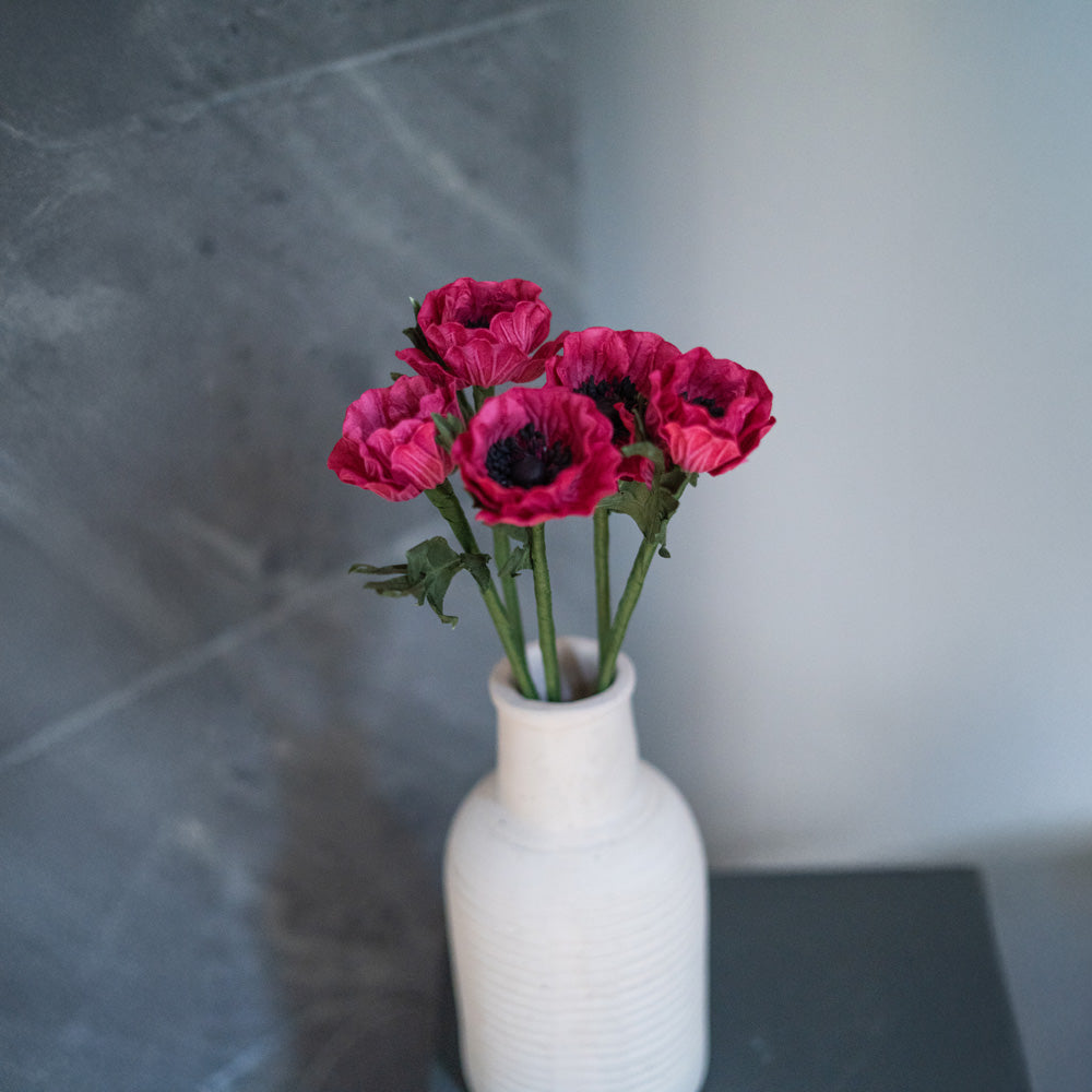 Small fuchsia paper anemone