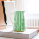 Pichet rayé vert
