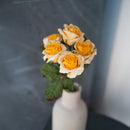 Rose Lady in yellow paper