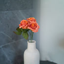 Rose Lady in orange paper