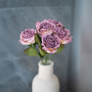 Rose Lady in purple paper