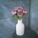 Rose Lady in purple paper