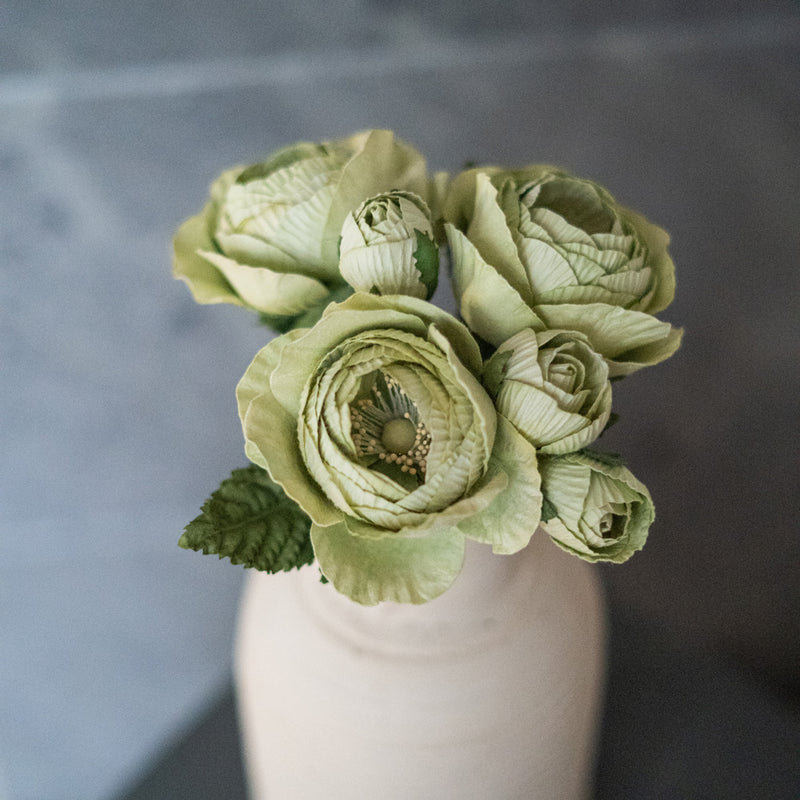 Rose queen en papier vert