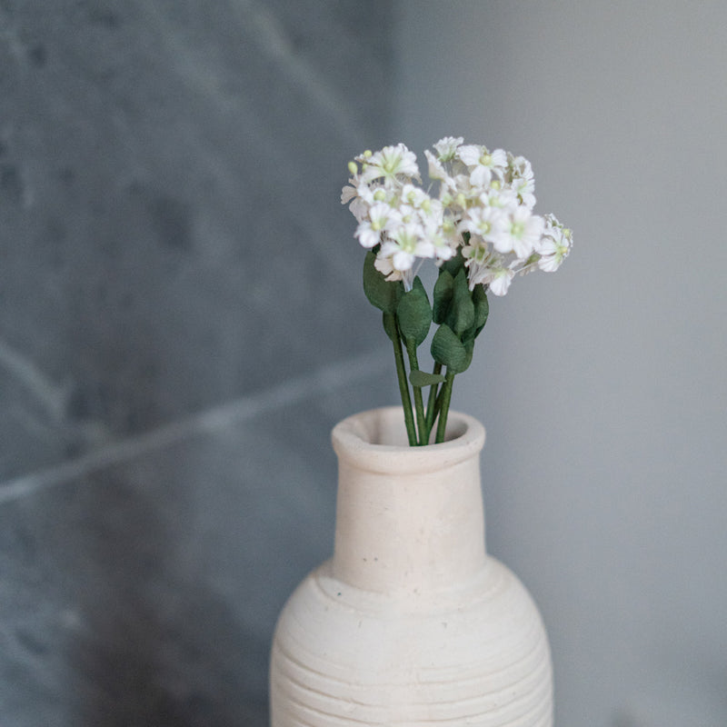 White paper fairy fan flower