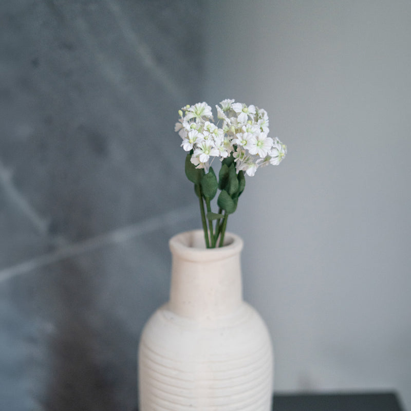 White paper fairy fan flower