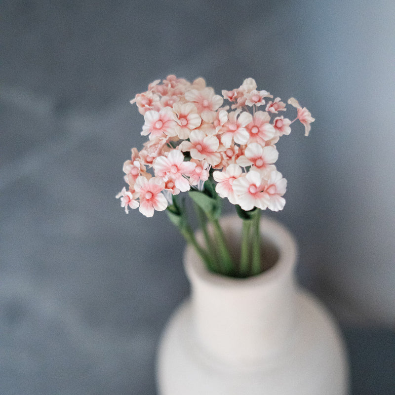 Peach paper fairy fan flower