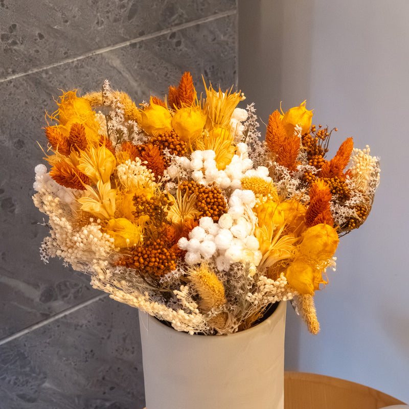 Flowrette Bouquet de fleurs séchées de l'automne Victor