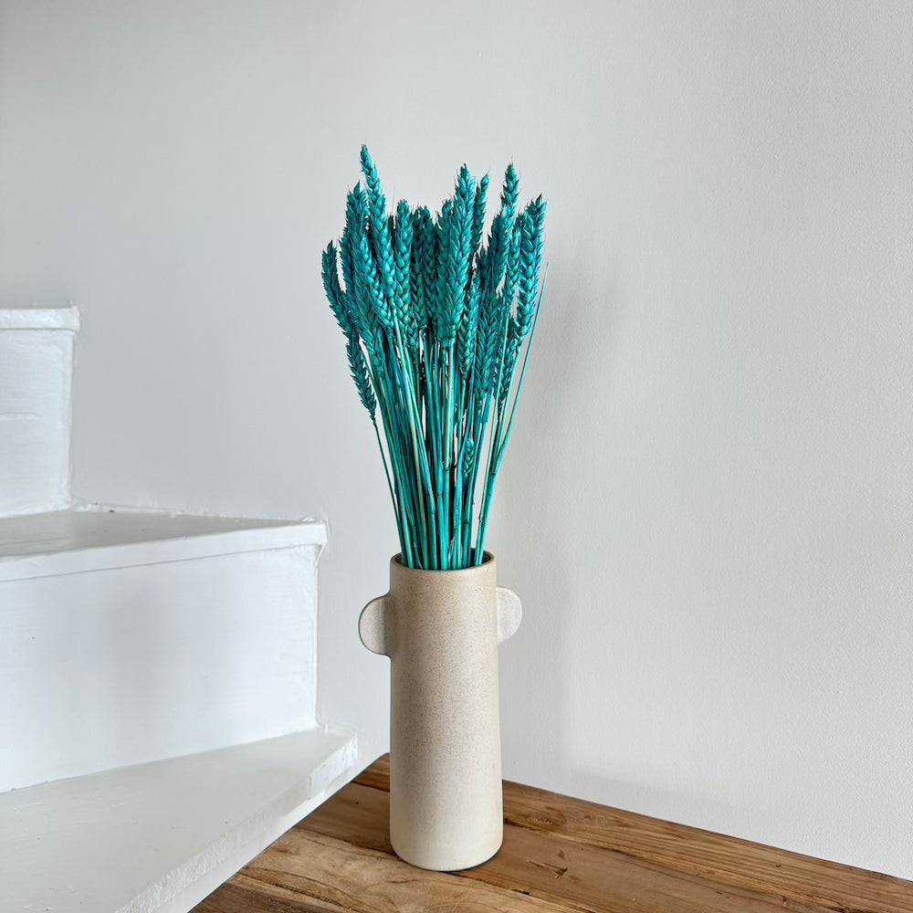 Botte fleurs séchées Blé Turquoise