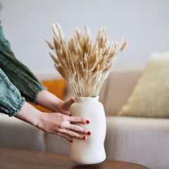 Natural dried lagurus boot