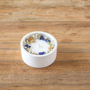 bougies-fleuries-bleu-verte